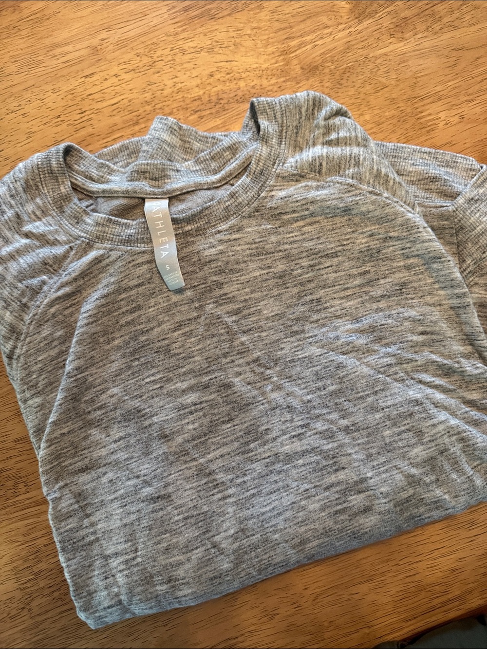 Gray Women's Long Sleeve Top Super soft